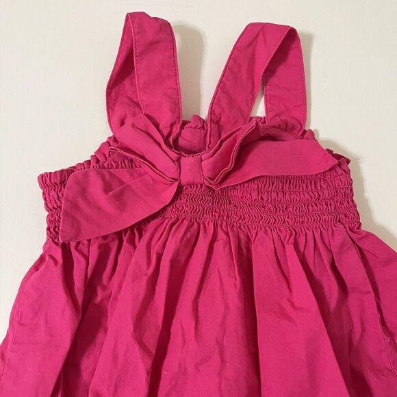 Gymboree Floral Mermaid Pink Smocked Dress and Bloomers Girls Size 6-12 Months - Picture 9 of 14